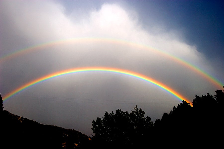 A double rainbow